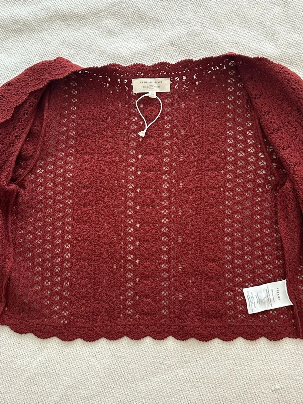 Rare! Discontinued! Sezane NOELIE CARDIGAN - Picture 4 of 12
